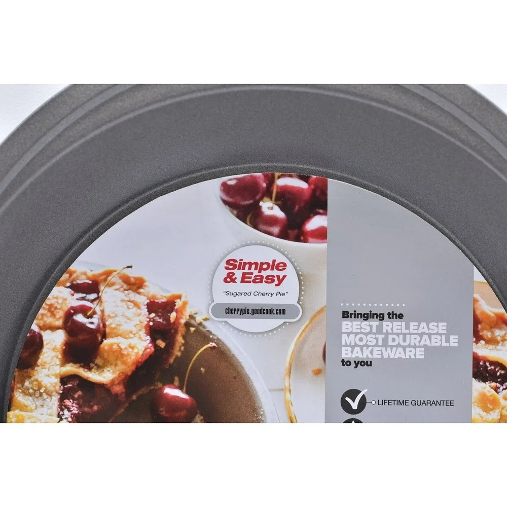 Good Cook Premium Nonstick 9 inch Pie‎ Pan, Dishwasher Safe